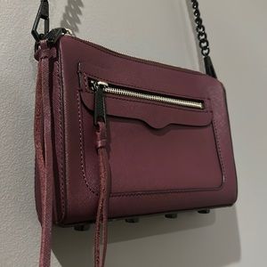 Rebecca Minkoff Studded Crossbody in Cranberry